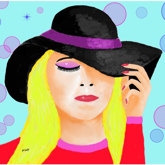 la femme au chapeau